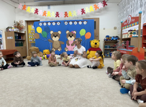Misiowe warsztaty z Pleciugą w grupie 3,4 latków