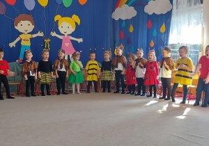 Przedszkolaki witają gości wierszem
