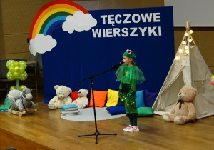 12. Reprezentantka Szkoły Podstawowej w wierszu Żabka.