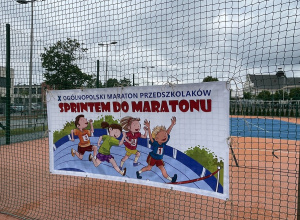 Baner promujący Sprintem do Maratonu