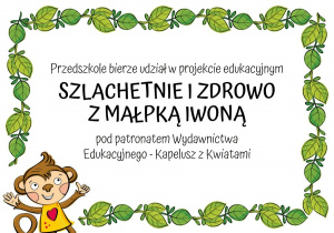 11.Chmurki dzięki przeprowadzanym zajęciom zrealizowały zadanie z projektu edukacyjnego