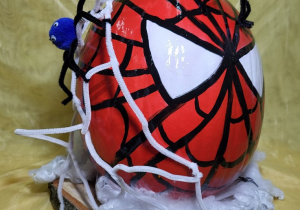 dyniowy Spider-Man - praca Filipa