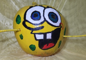 dyniowy SpongeBob - praca Hani