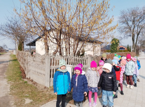 Szukamy wiosny w grupie Chmurek