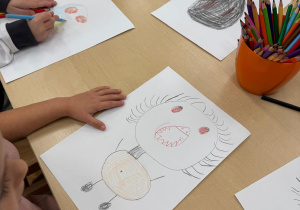 Narysowany "strach".