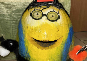 Dyniowy minionek.
