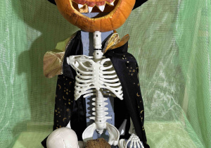 Dyniowy szkielet.