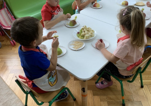 Kropelki podczas pracy.