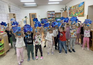 Praca plastyczna - Deszczowa chmura.