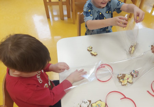 Kropelki podczas pracy.