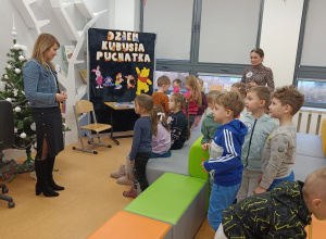 Zajęcia językowo - biblioteczne w Szkole w Łękińsku