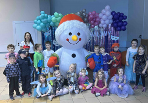 Chmurki z Bałwankiem.