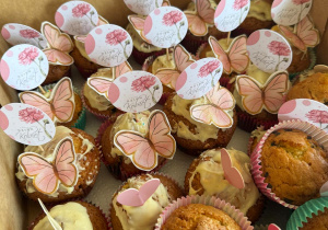 Poczęstunek przygotowany przez rodziców.