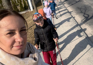 Wspólne zdjęcie z panią.