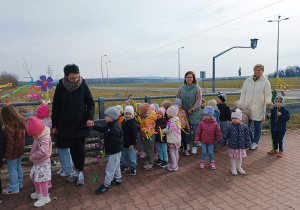 Najmłodsza grupa żegna Marzannę.