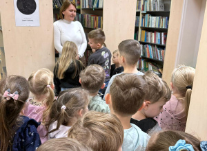 Zajęcia biblioteczne w PSP Kleszczów