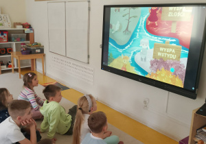 Dzieci dowiadują się o wyspie wstydu.