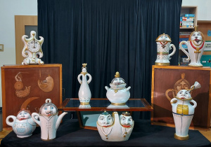 Porcelanowa zastawa - bohaterowie przdstawienia