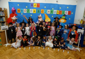 Bal wróżek i czrodziei w grupie 5 latków