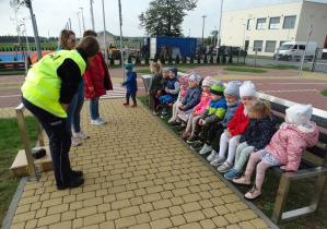 Powitanie przez Panią Policjantkę
