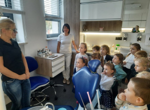 Wizyta u stomatologa - grupa Słoneczka 4-latki